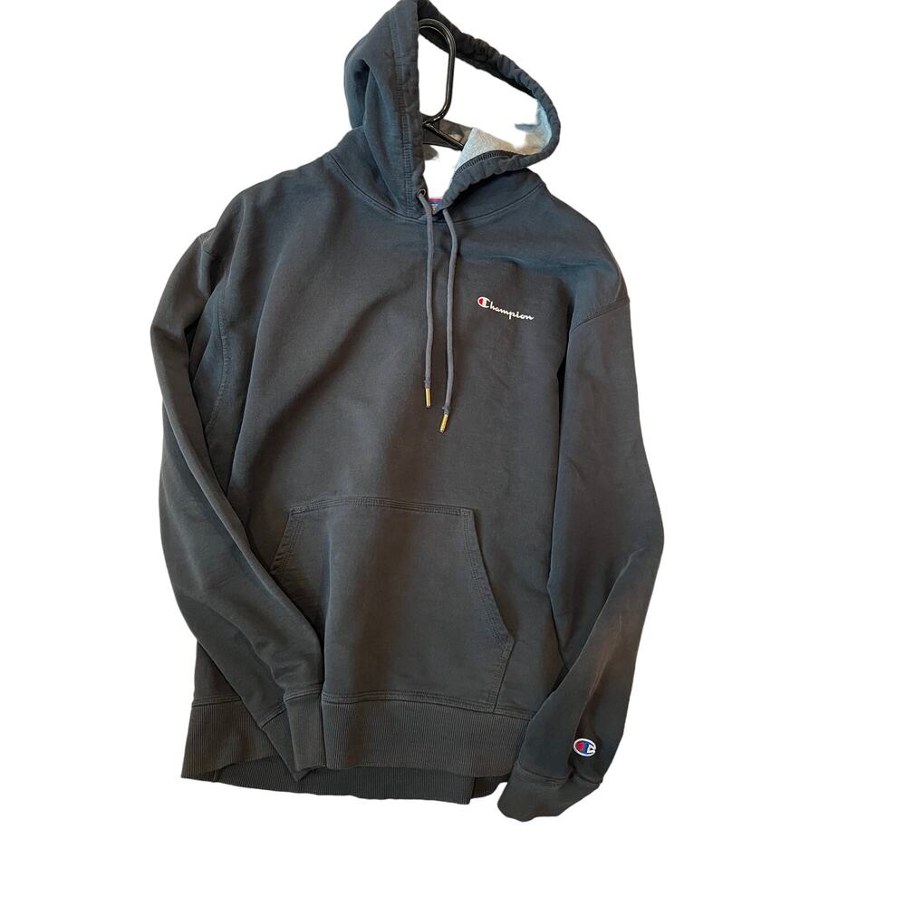 Champion Black Pullover Hoodie Mens L